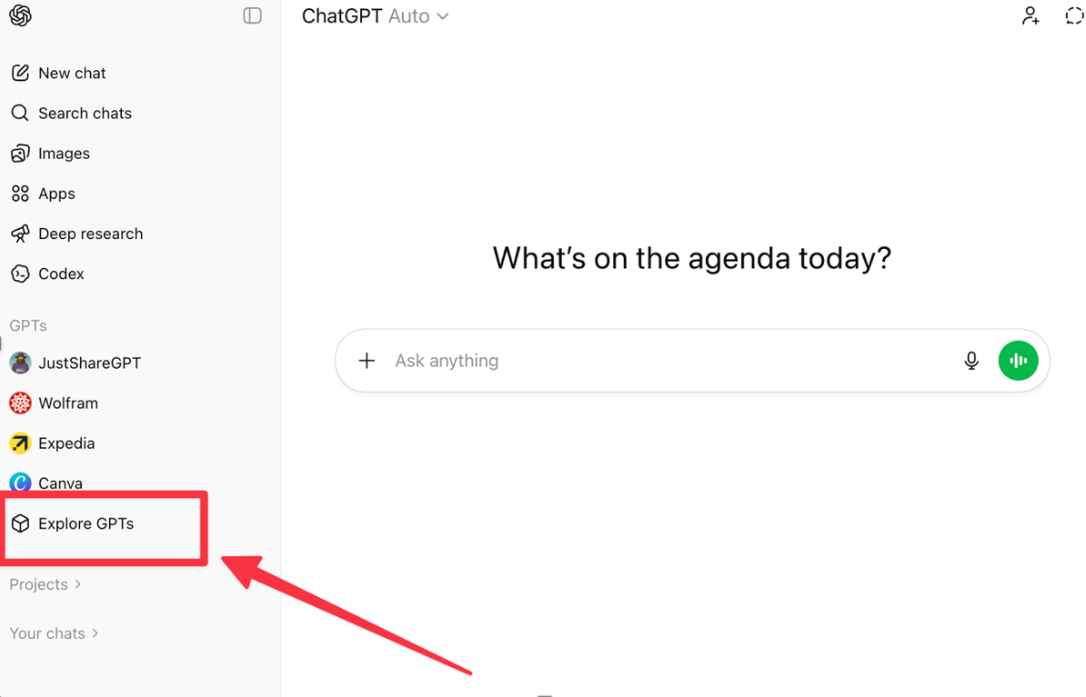 Explore GPTs Placeholder
