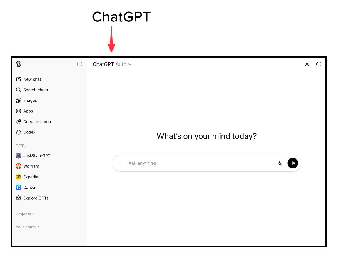 ChatGPT vs JustShareGPT Placeholder